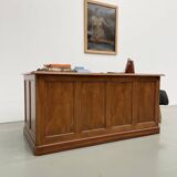 1950s walnut counter or desk