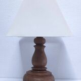 Vintage turned solid wood lamp base