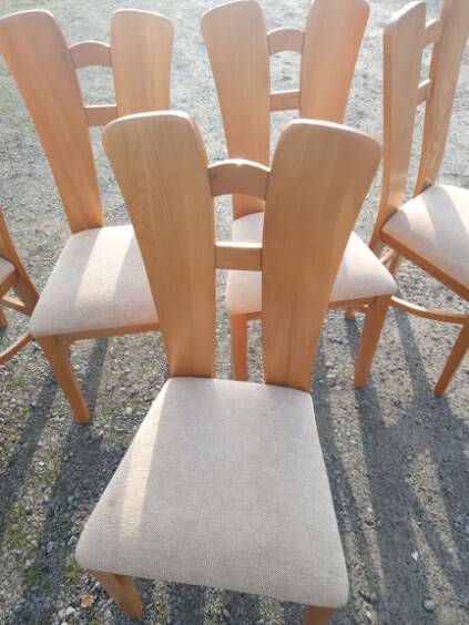Série de 5 chaises vintage