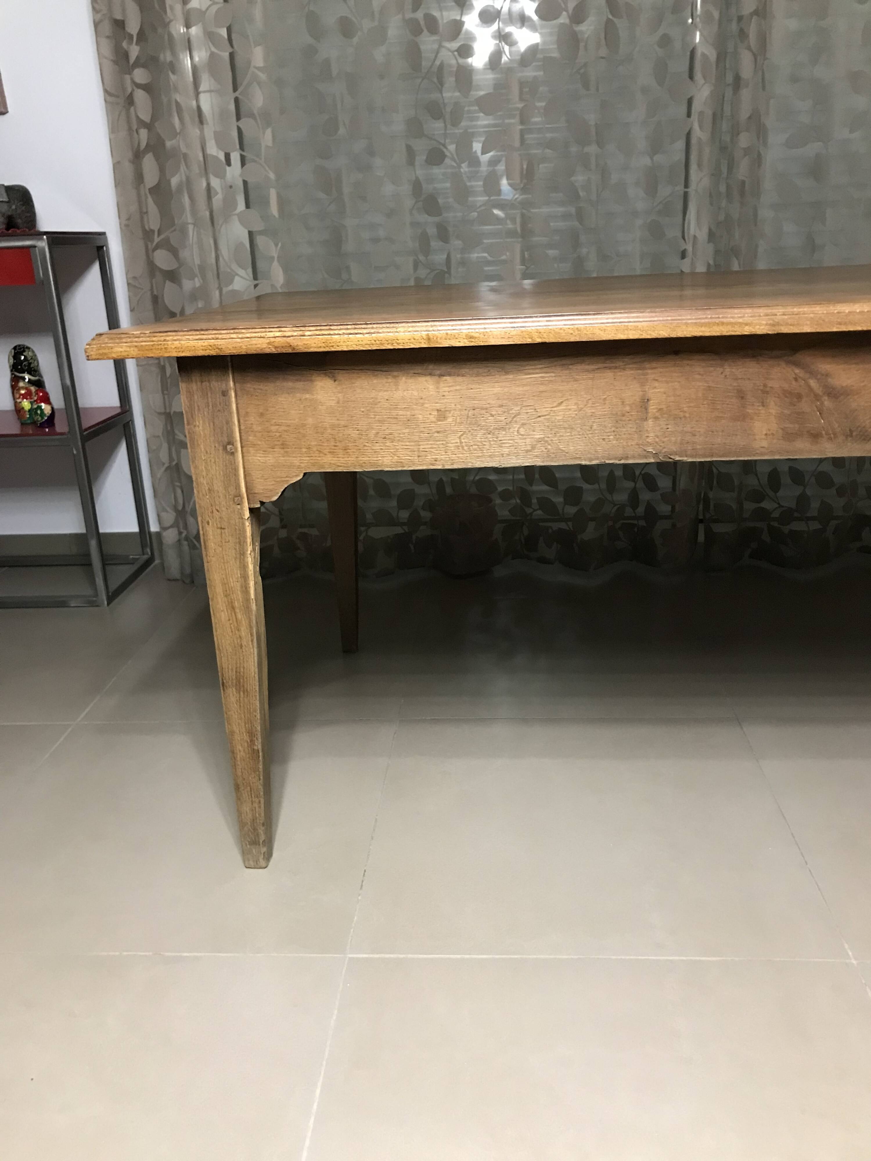 Oak farmhouse table