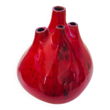 Belgian pottery spout vase by Hugria, 1960s