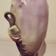Art Nouveau vase in Lunéville earthenware