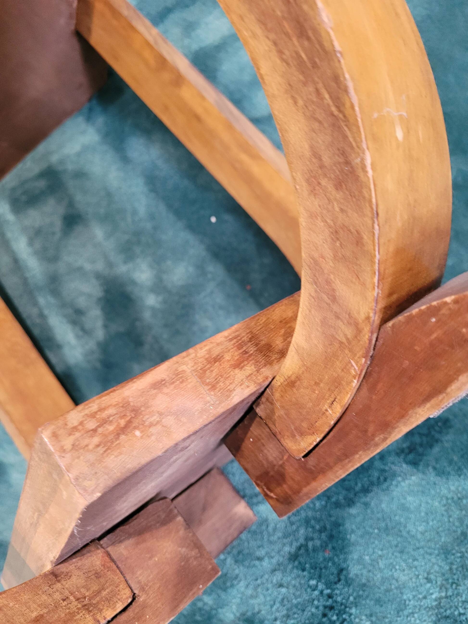 Octagonal Art Deco side table