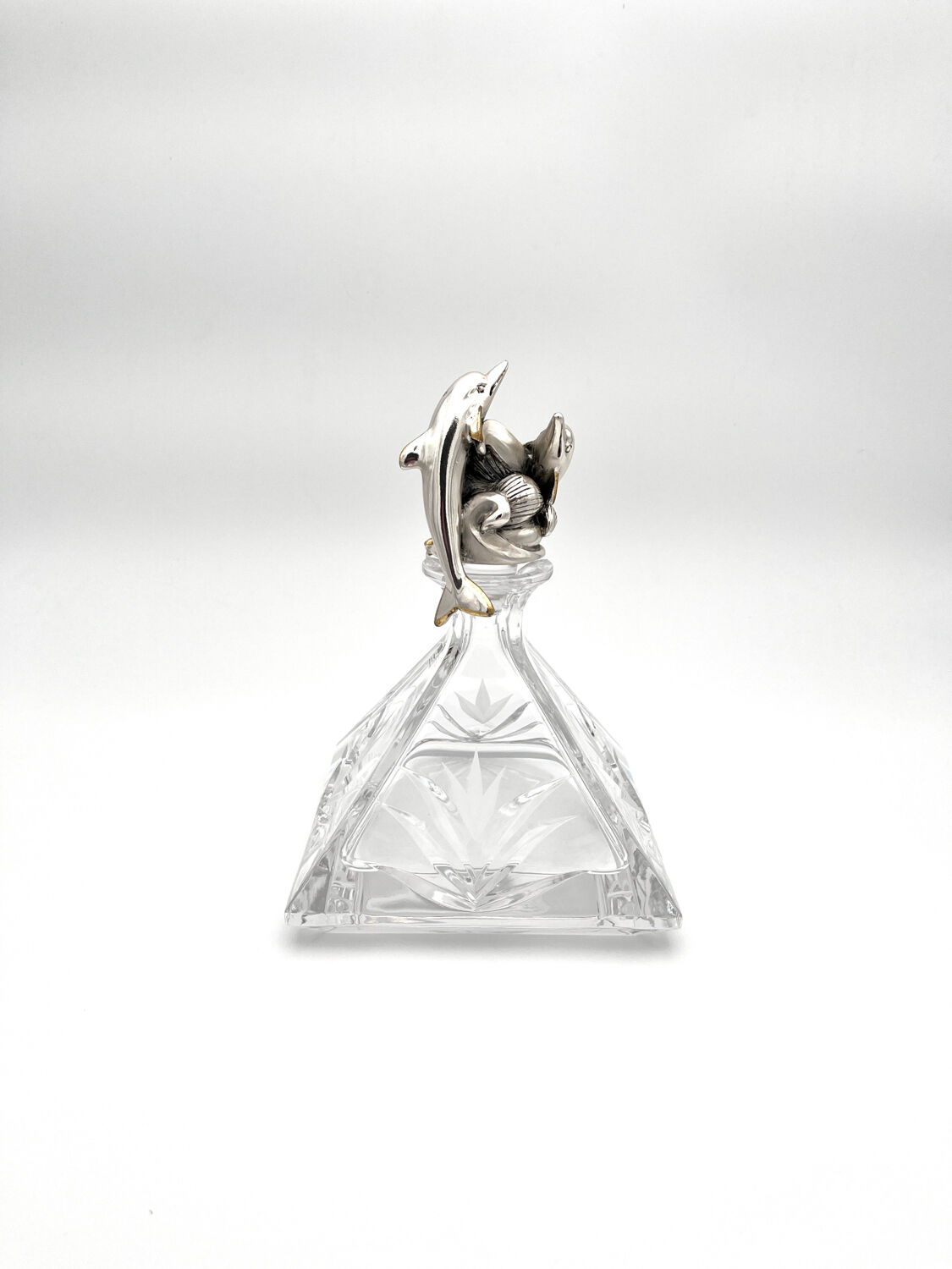 Crystal Carafe Mario CIONI & Orfèvrerie KRISA (3.2kg) – Signed