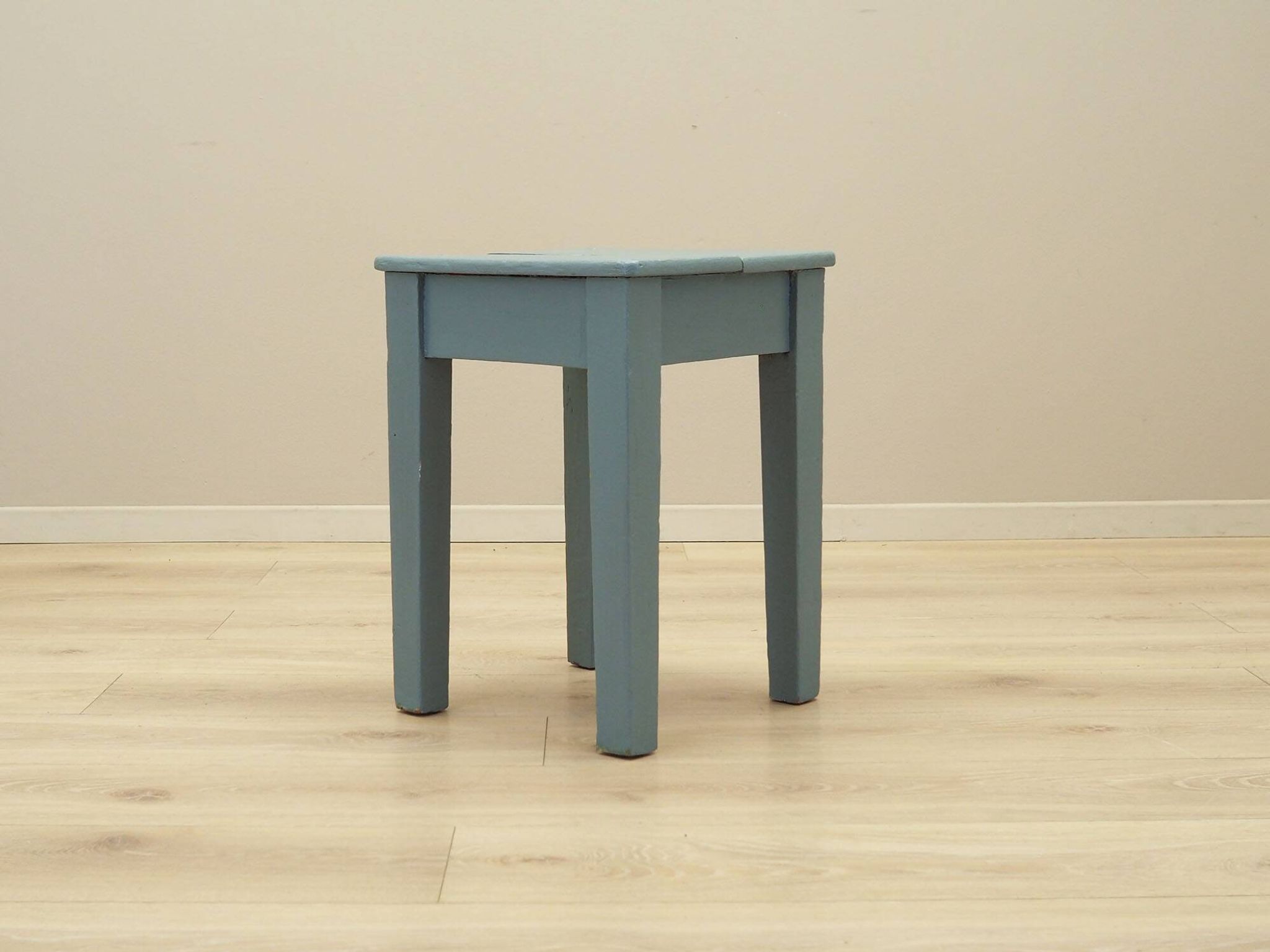 Tabouret en pin, design danois, années 1950, fabrication : Danemark