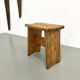 Solid pine stool