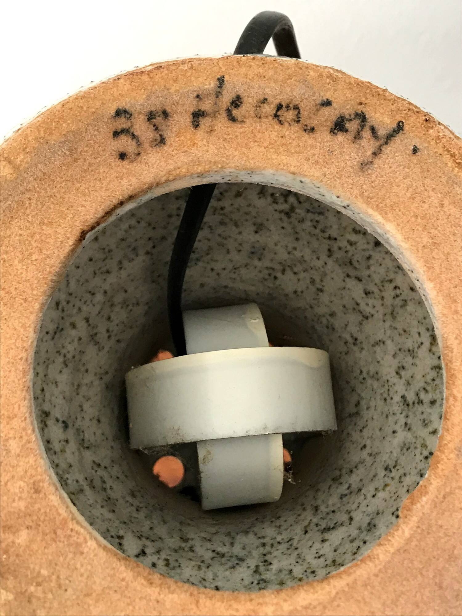 Accolay ceramic lamp vintage 70s