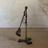Vintage industrial workshop floor lamp