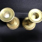 1410 Small candlesticks (2) - Louis XVI bronze