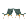 Paire de fauteuils de Miroslav Navratil, Tchécoslovaquie