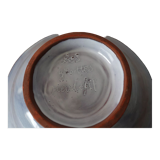 Blue ceramic salad bowl the Dieulefit caves