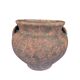 Grand vase en terre cuite texturée | Artisanat mexicain | Années 50–70