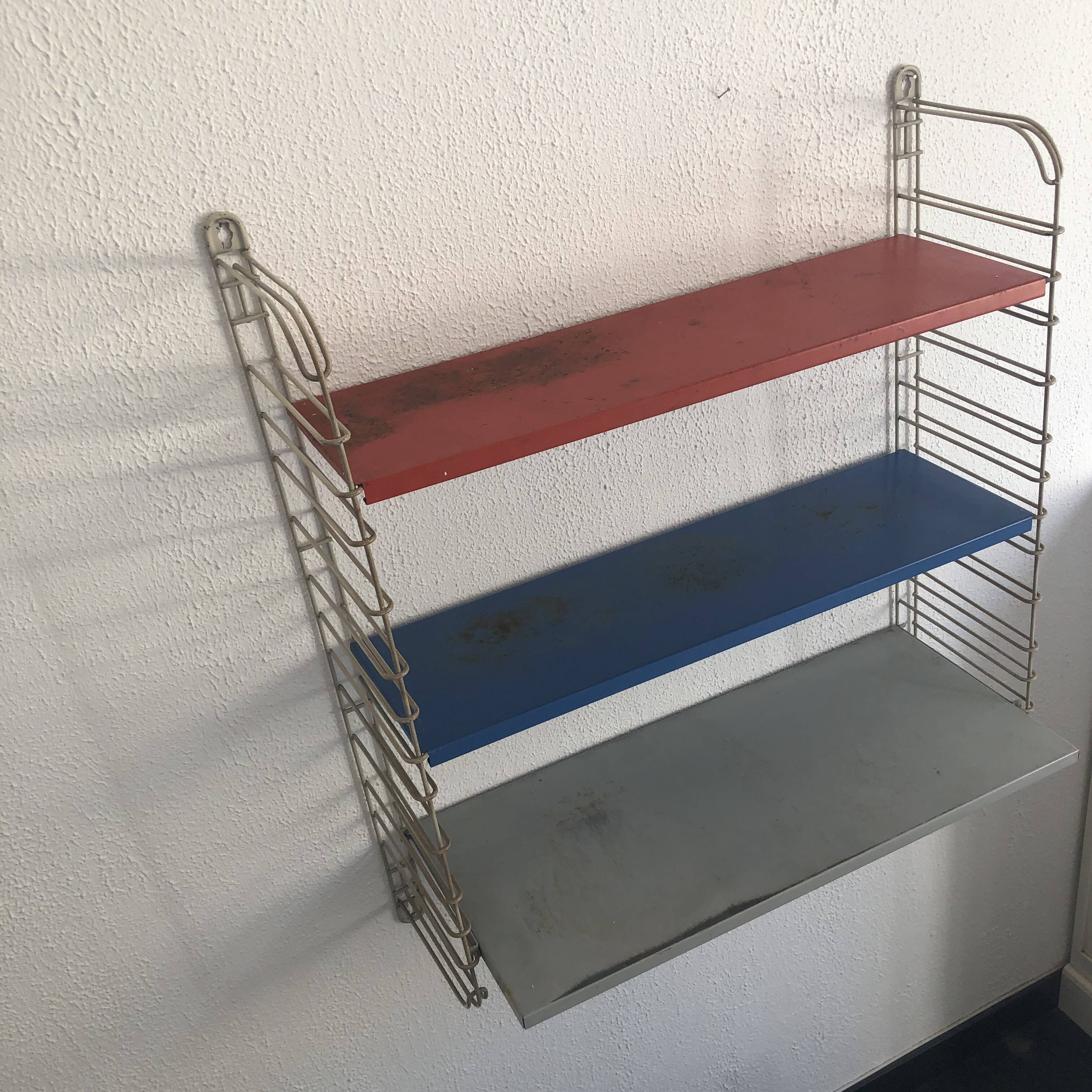 Vintage shelf 1950 designed by A. Dekker - 70 x 68 x 20 cm