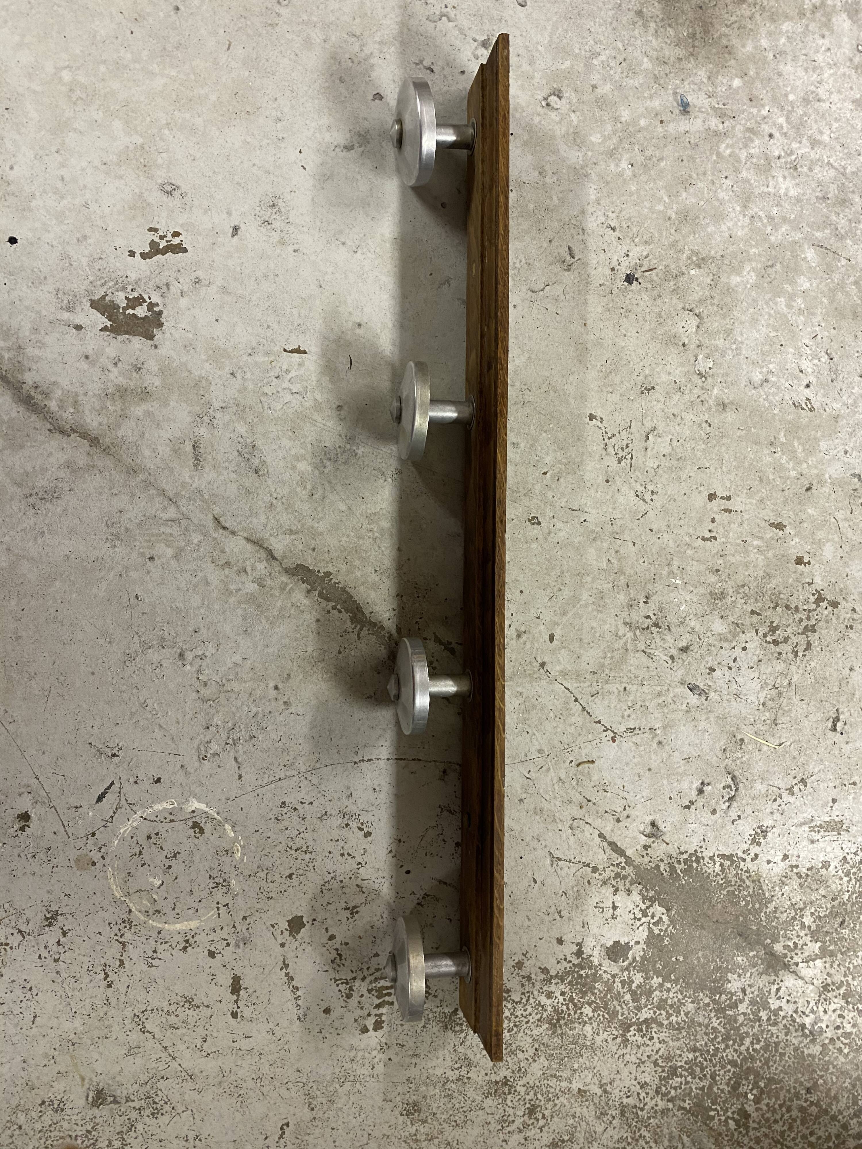 Wall-mounted coat rack