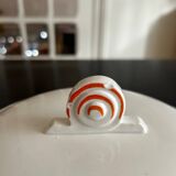 2 modernist covered dishes