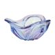 Vintage Murano Bowl Fruit Bowl Blue Purple Glass Sixties