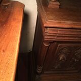 Henri II 2-part oak sideboard from the 19th century