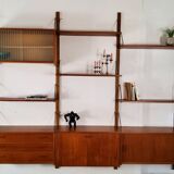 Modular Scandinavian wall shelf – Danish design from the 1970s