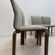 Stackable walnut chairs, Sauder designare, 1960s, USA