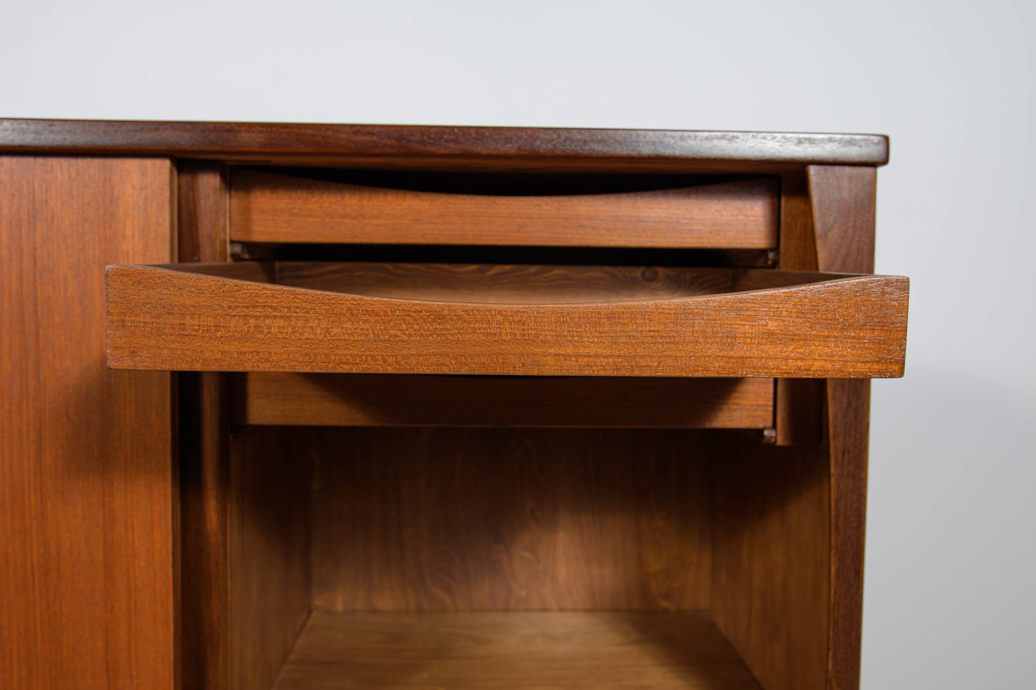Mid-Century Teak Highboard, Denmark, 1960s