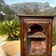 Small display cabinet to place in carved solid oak, 19th century.