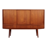 Teak highboard, Danish design, 1960s, designer: E.W. Bach