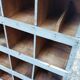 Workshop furniture with double-sided lockers