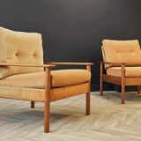 Two mid century armchairs vintage