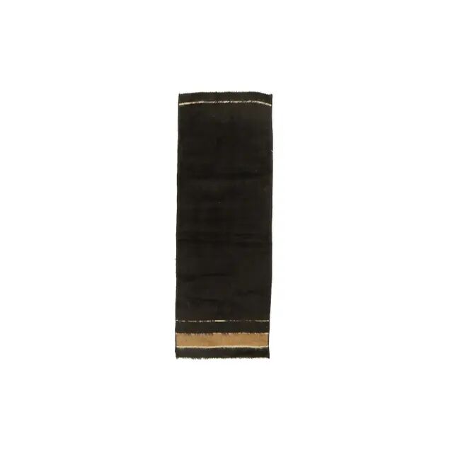 Tapis kilim en laine et coton turc vintage noué à la main, 47x133.