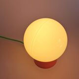 Vintage white opaline "Orange" living room bedside desk lamp