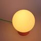 Vintage white opaline "Orange" living room bedside desk lamp