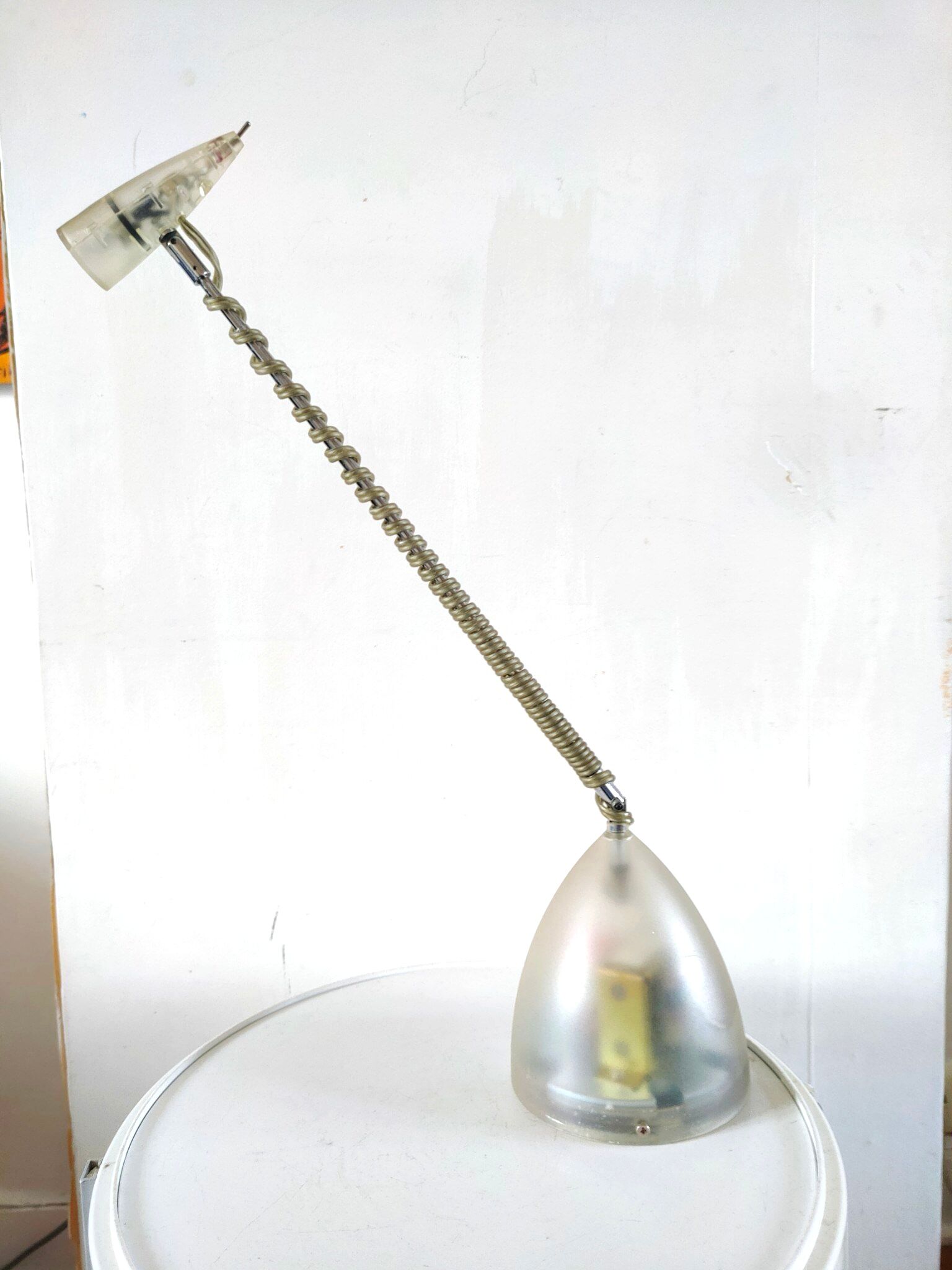Transparent telescopic lamp design 80s-90s