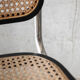 Set of 4 black cesca B32 chairs by Marcel Breuer