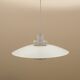 Lyfa pendant lamp from the 1970s, white metal shade, Denmark