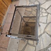 Vintage wheeled dessert table
