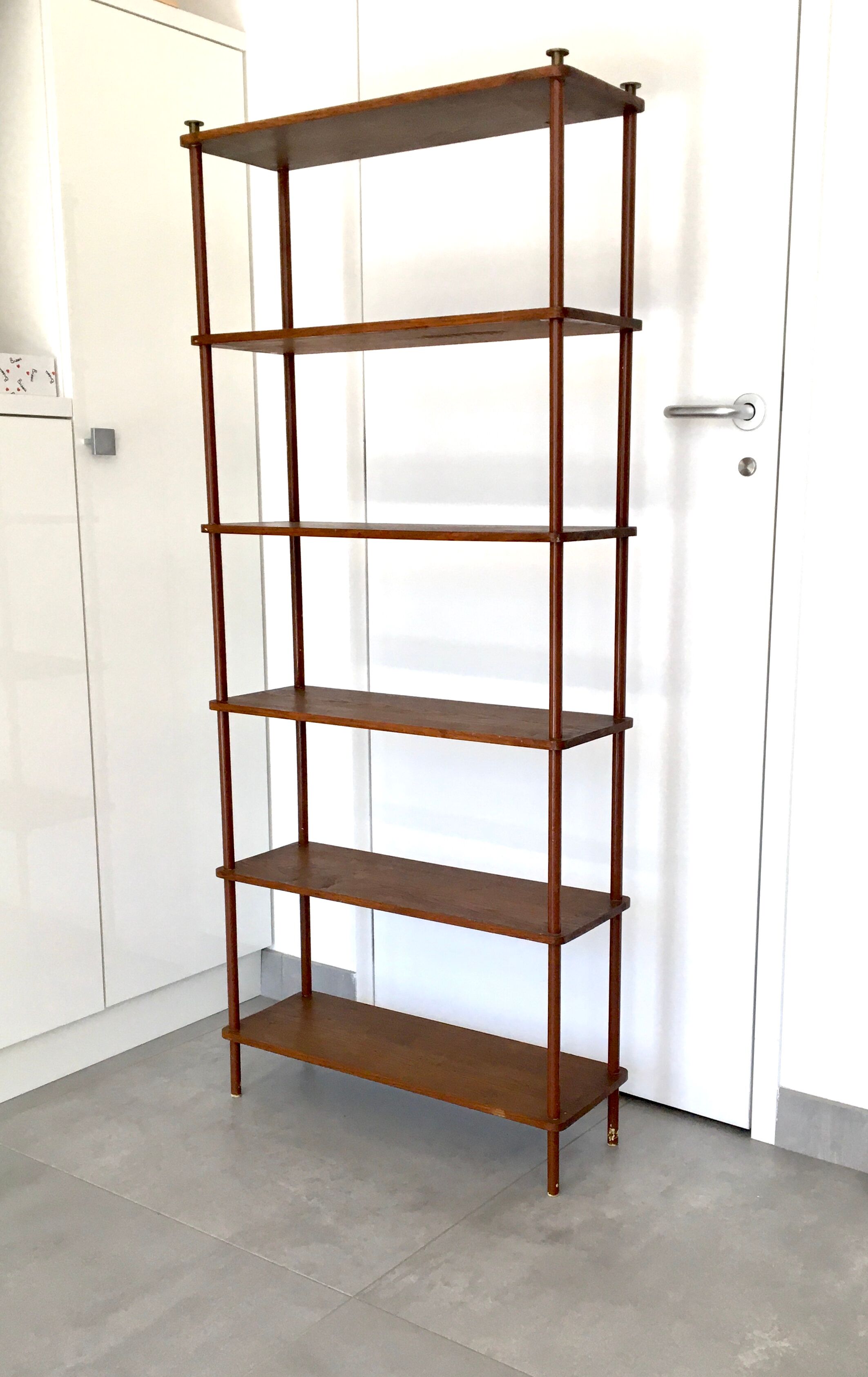 Vintage 60s bookcase shelf
