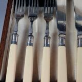 EPNS silver metal fish service, 6 people complete, good condition SB916