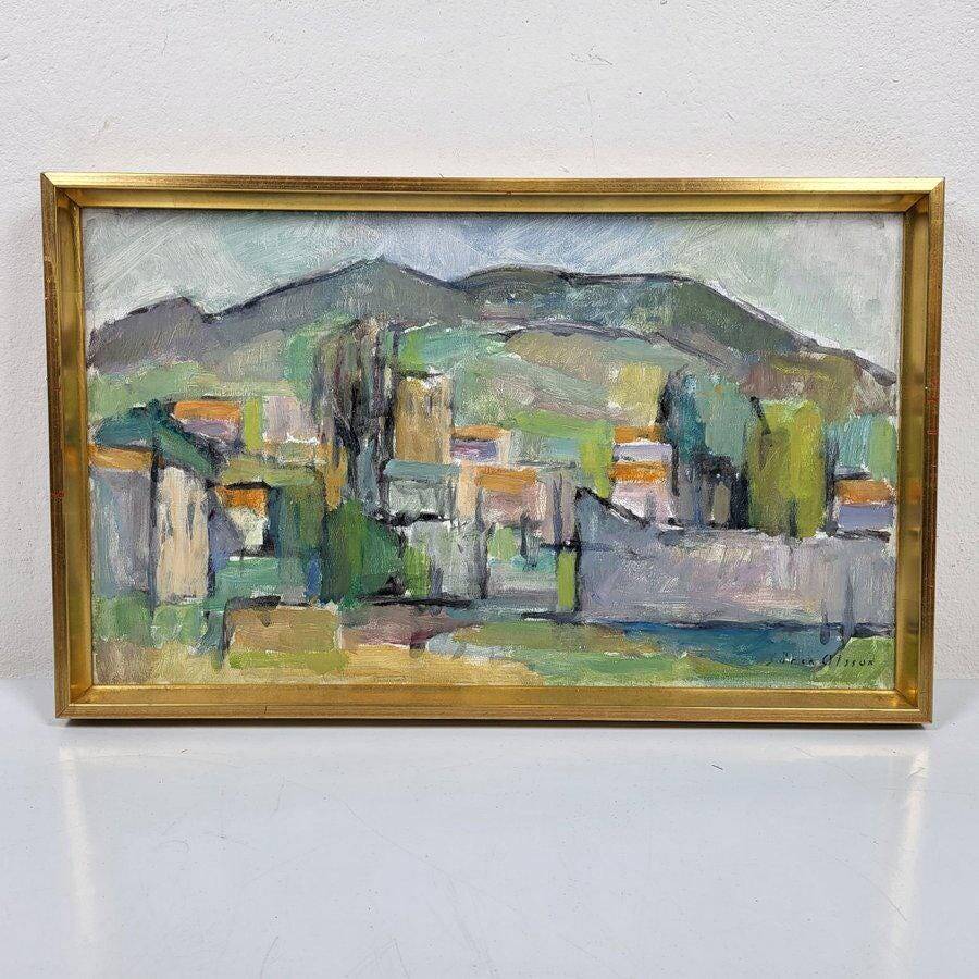 Swedish Oil on Canvas – “Spanish Landscape” by SÖREN OLSSON