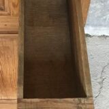 Counter or low sideboard in solid wood - craft furniture