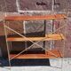 Etagère scandinave string, sur pied (ou mural) bois/ métal doré