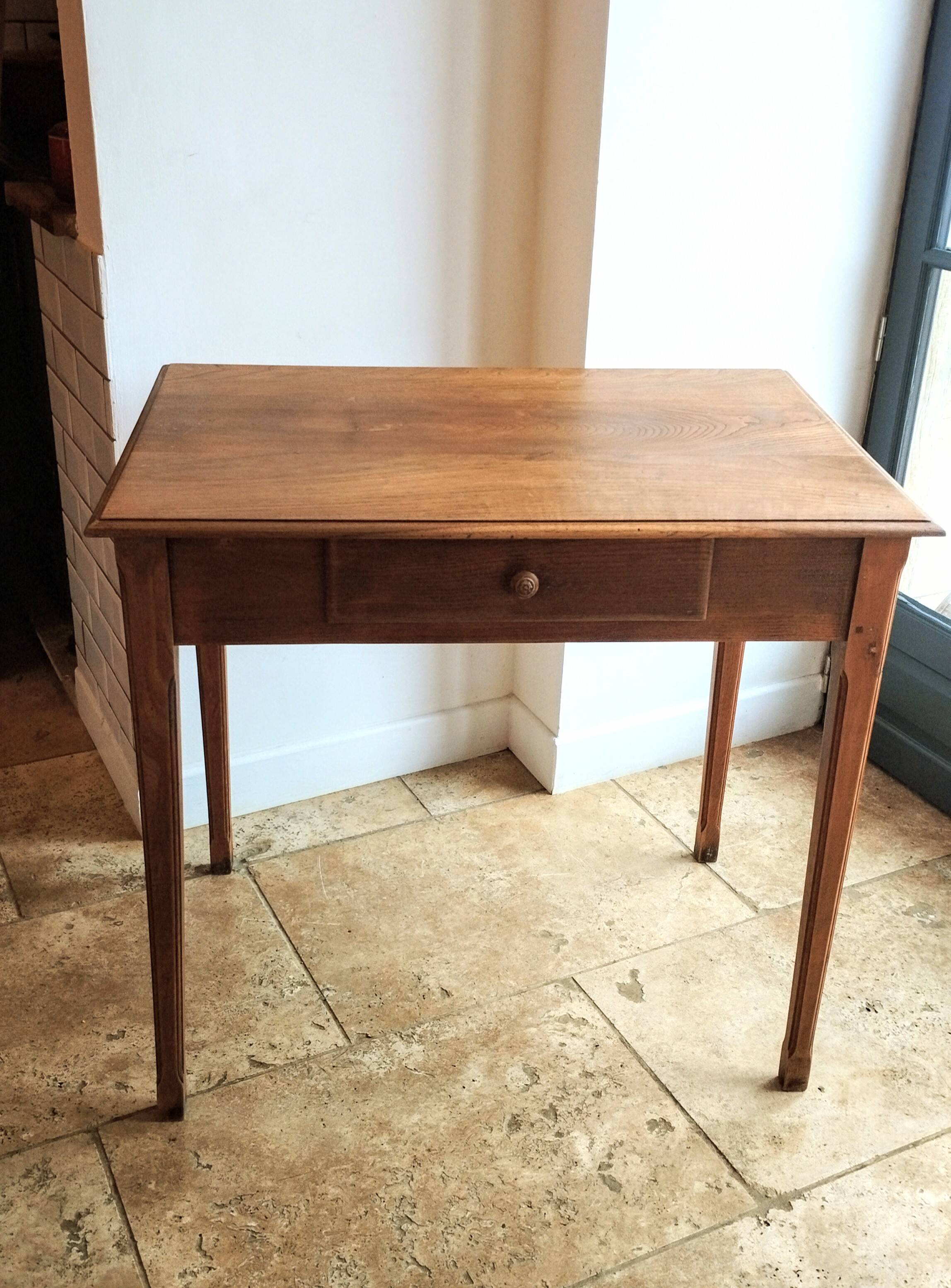Oak side table