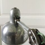 Workshop lamp with vice base from the 40s/50s