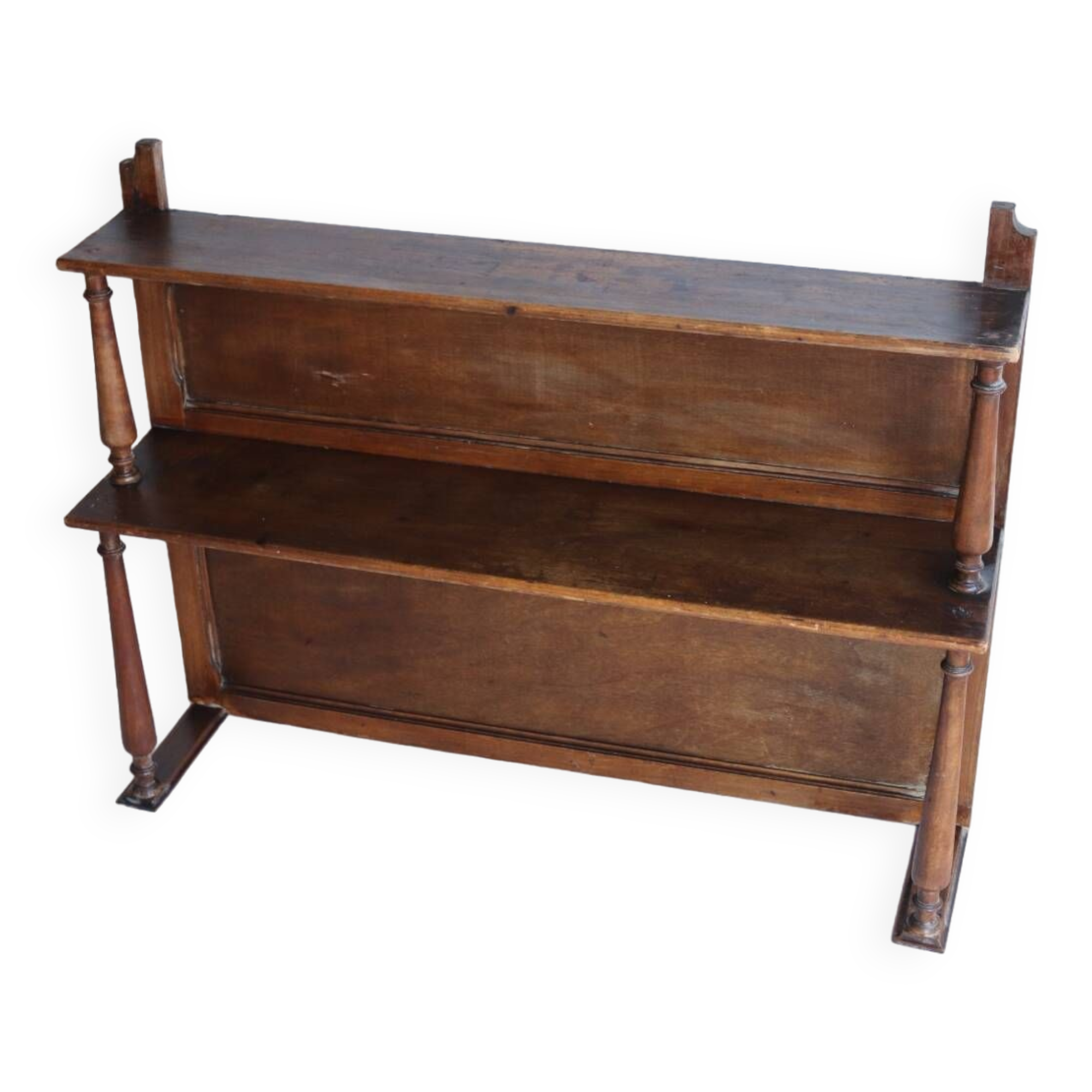 Old wooden shelf