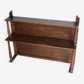 Old wooden shelf