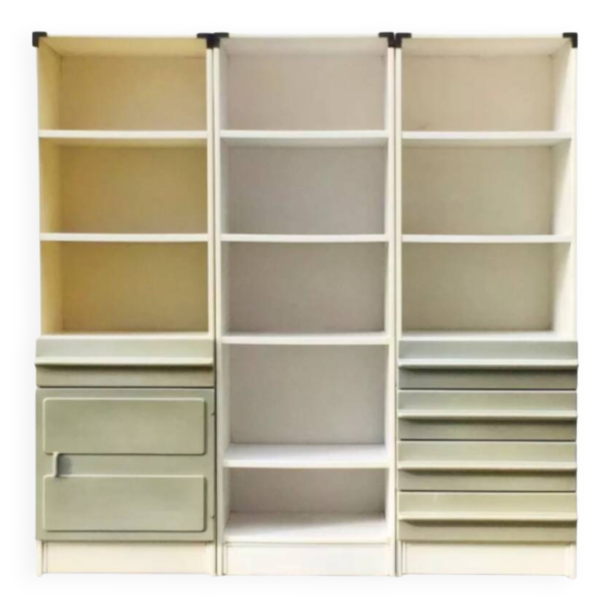 Set of 3 Guy Bernard cabinets for Meurop # Vintage 70s