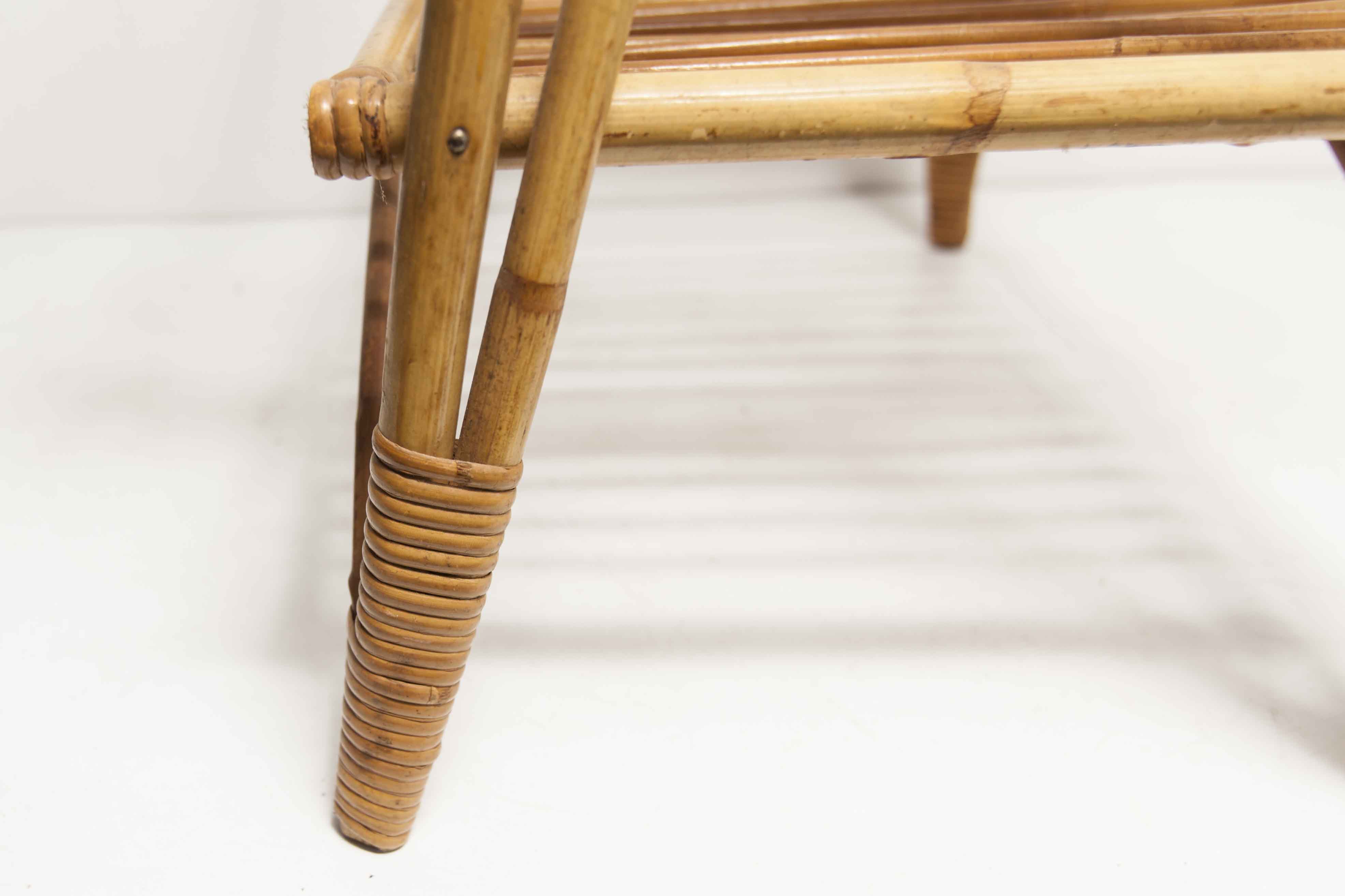 Bamboo magazine holder 1960