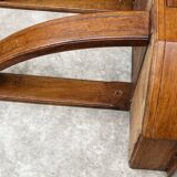Wall console in solid oak, Art Deco