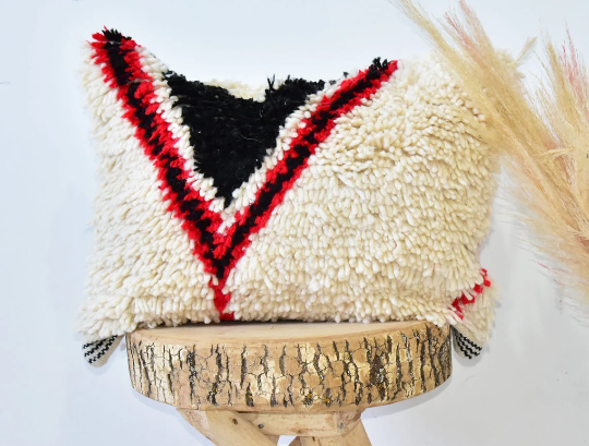 Colorful Moroccan carpet pillow 47x37cm