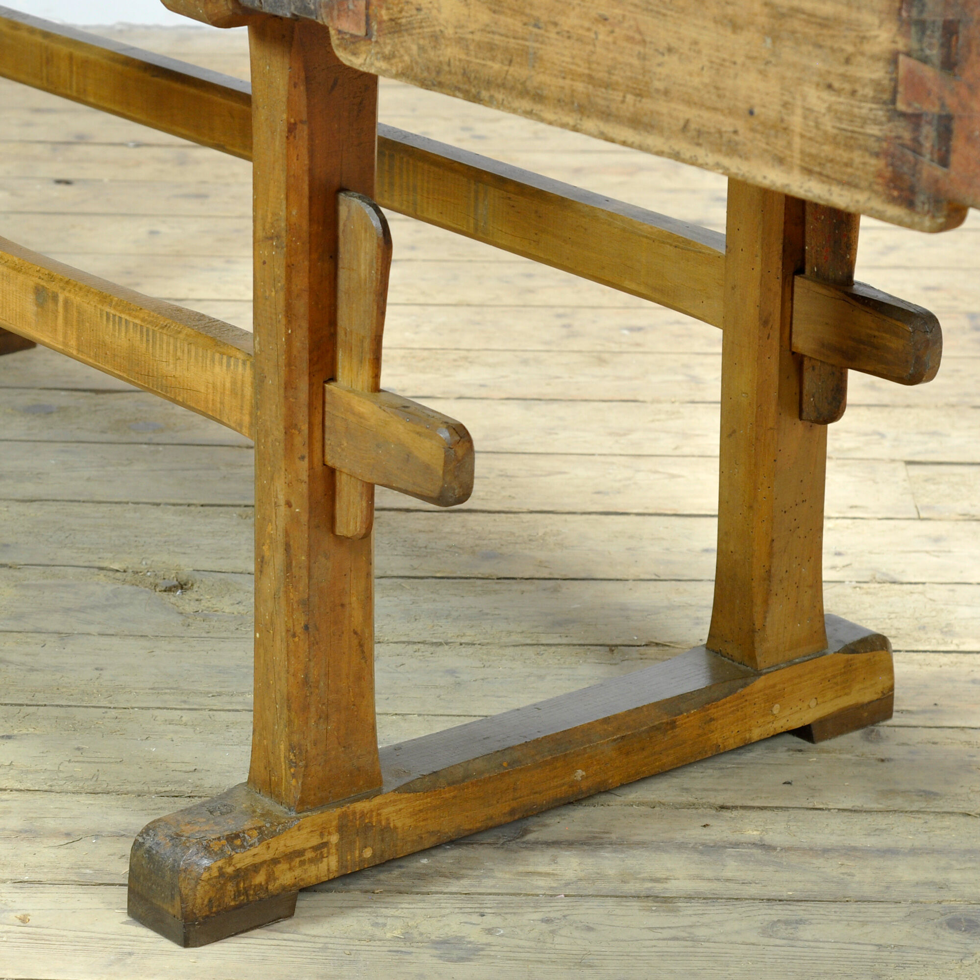 Oak workbench, circa 1920