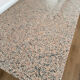 Marble and wrought iron table